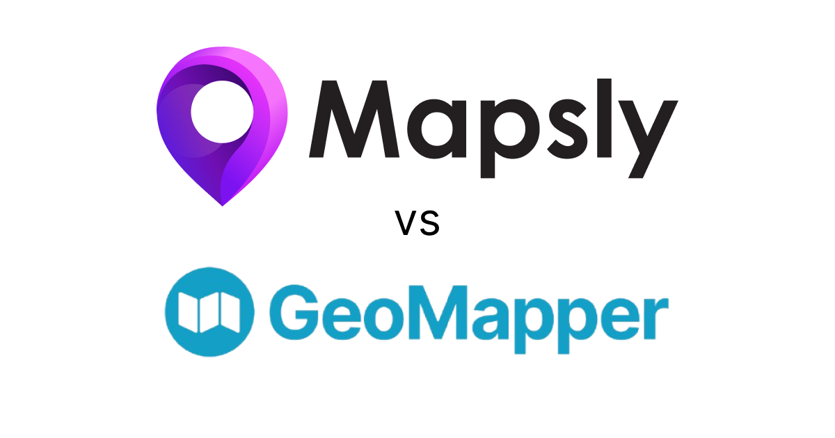 Mapsly ve Geomapper - Mapsly