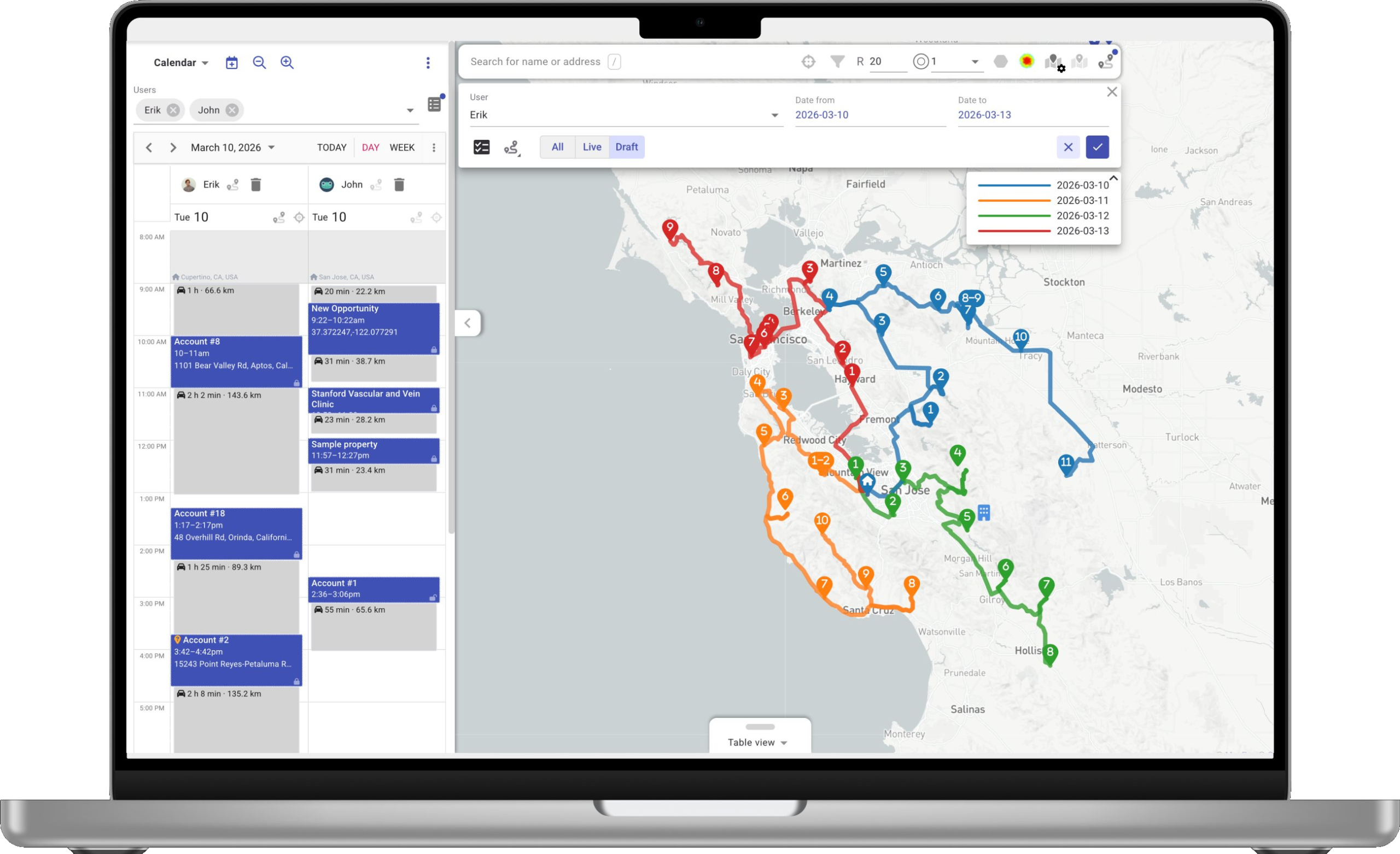 Mapsly on laptop